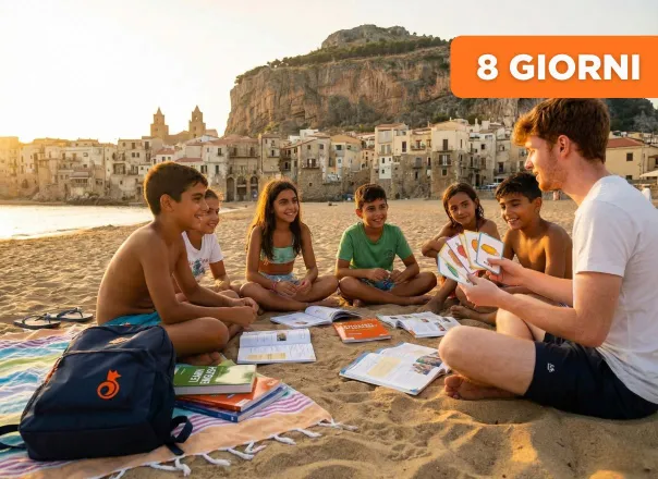 CEFALÙ INGLESE IN SICILIA 8gg.