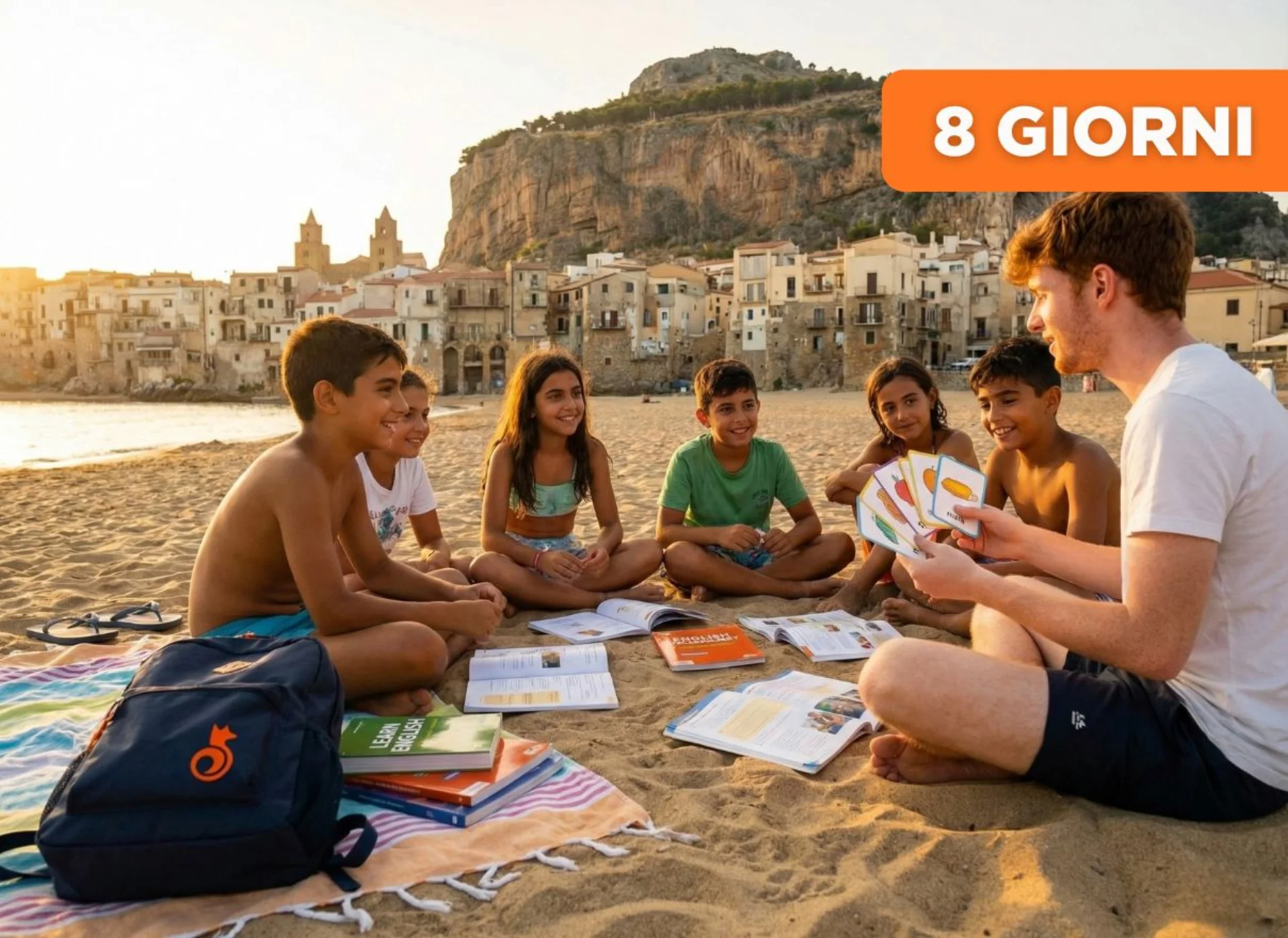 CEFALÙ INGLESE IN SICILIA 8gg.