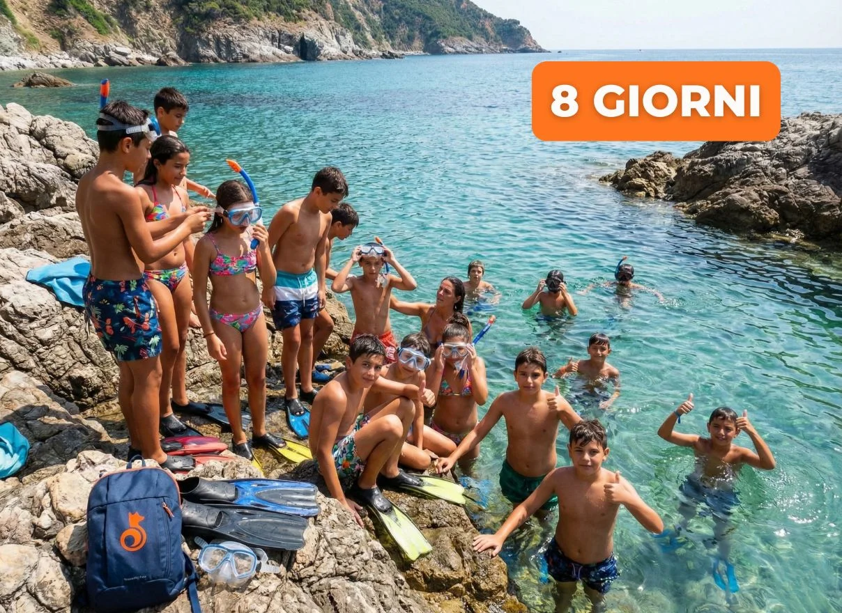 ISOLA D'ELBA INGLESE O DIVING 8gg.